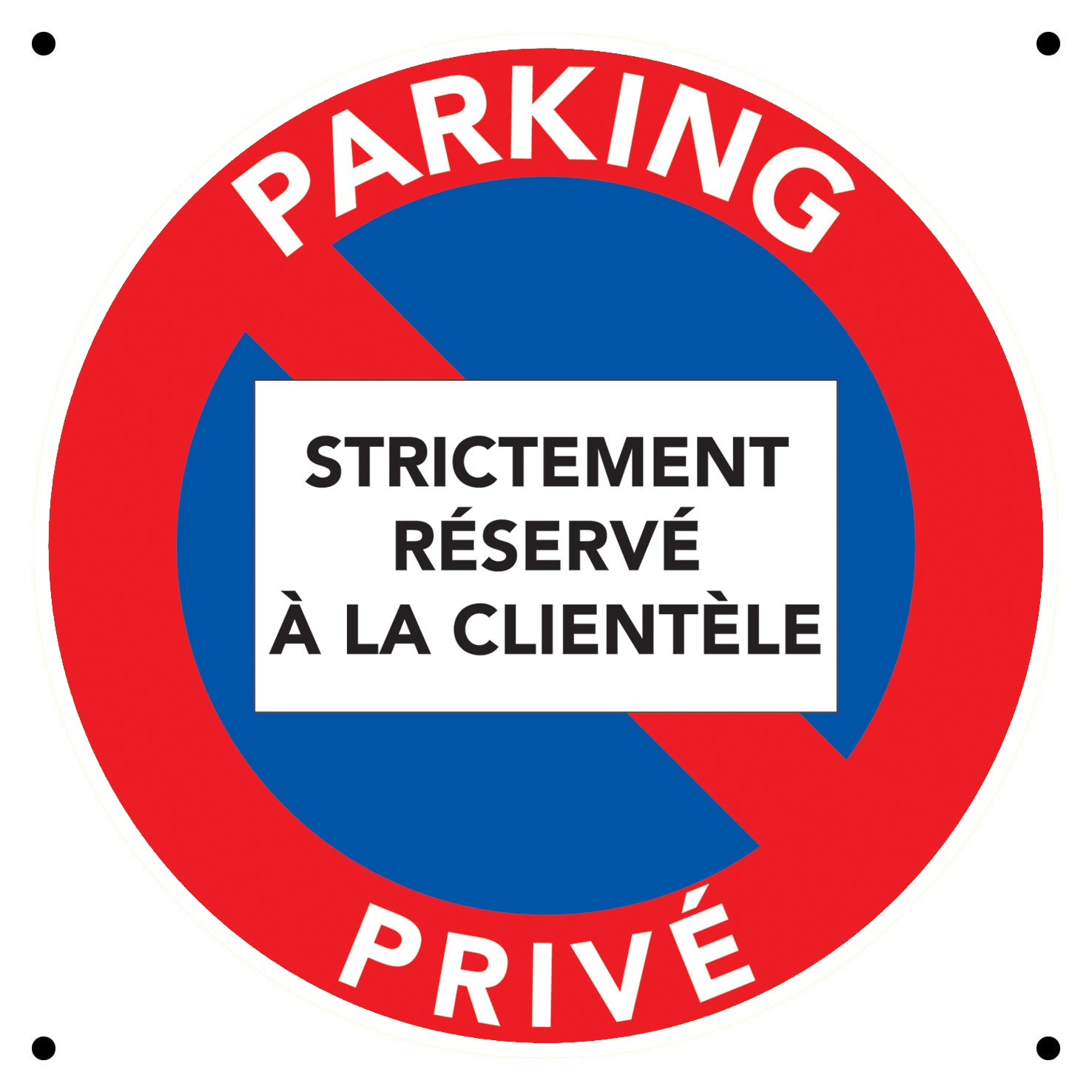 Panneau Parking privé